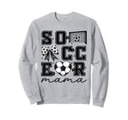 Soccer Mama Coquette Bow Funny Sweatshirt - Casual Everyday Wear Unisex