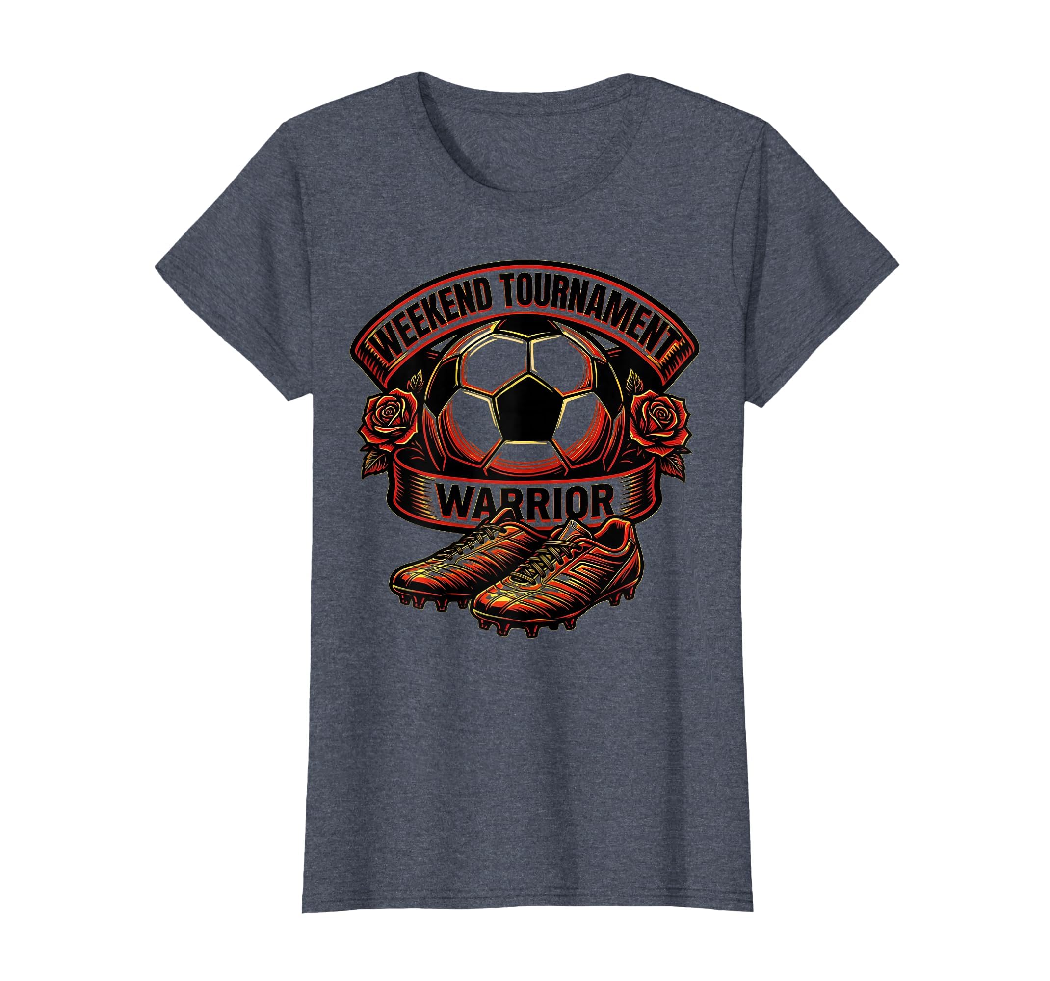 Weekend Tournament Warrior Soccer Mom T-Shirt - Graphic Print for Adults
