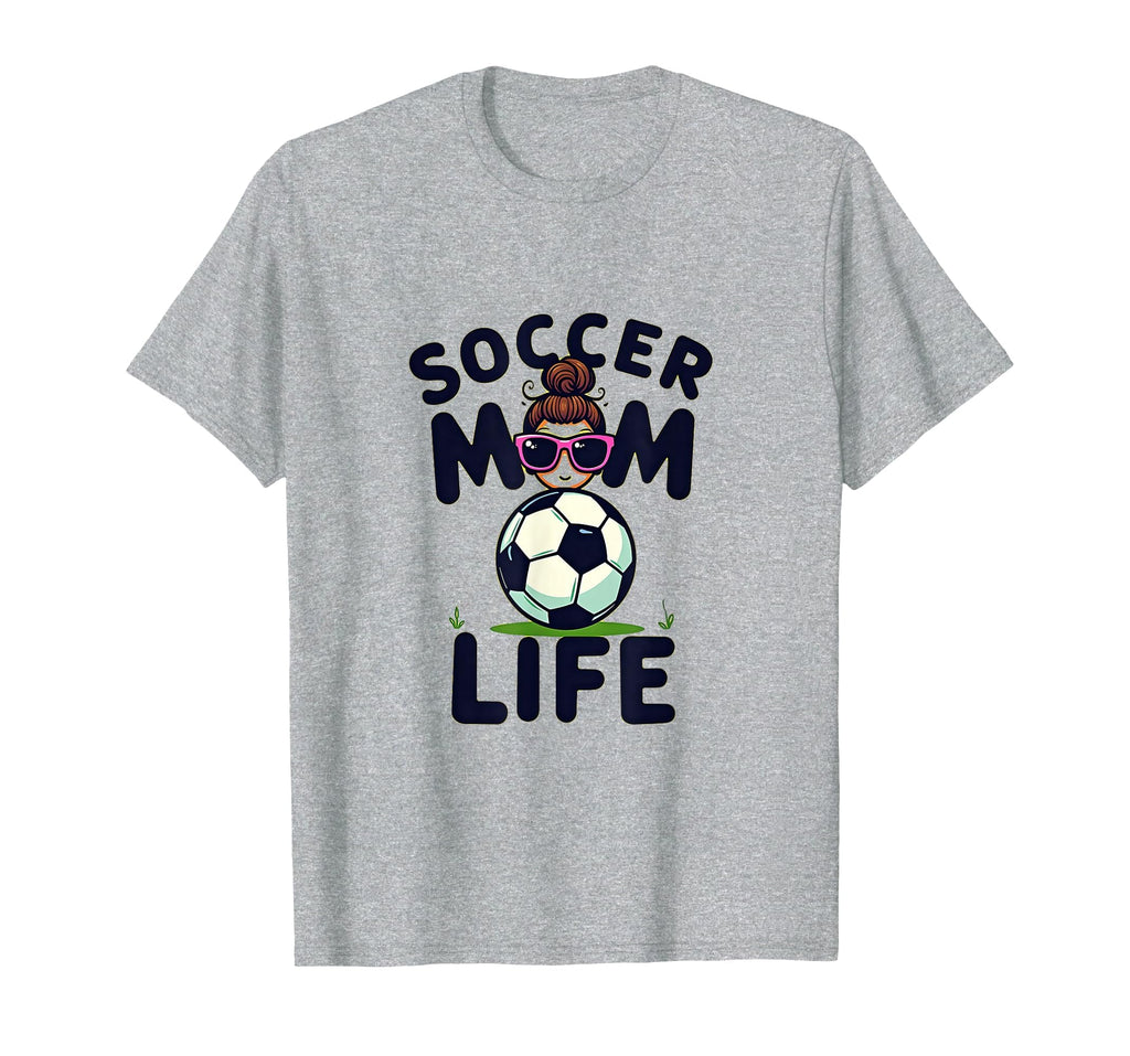 Soccer Mom Life T-Shirt - Trendy Graphic for Adults