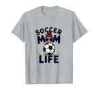 Soccer Mom Life T-Shirt - Trendy Graphic for Adults