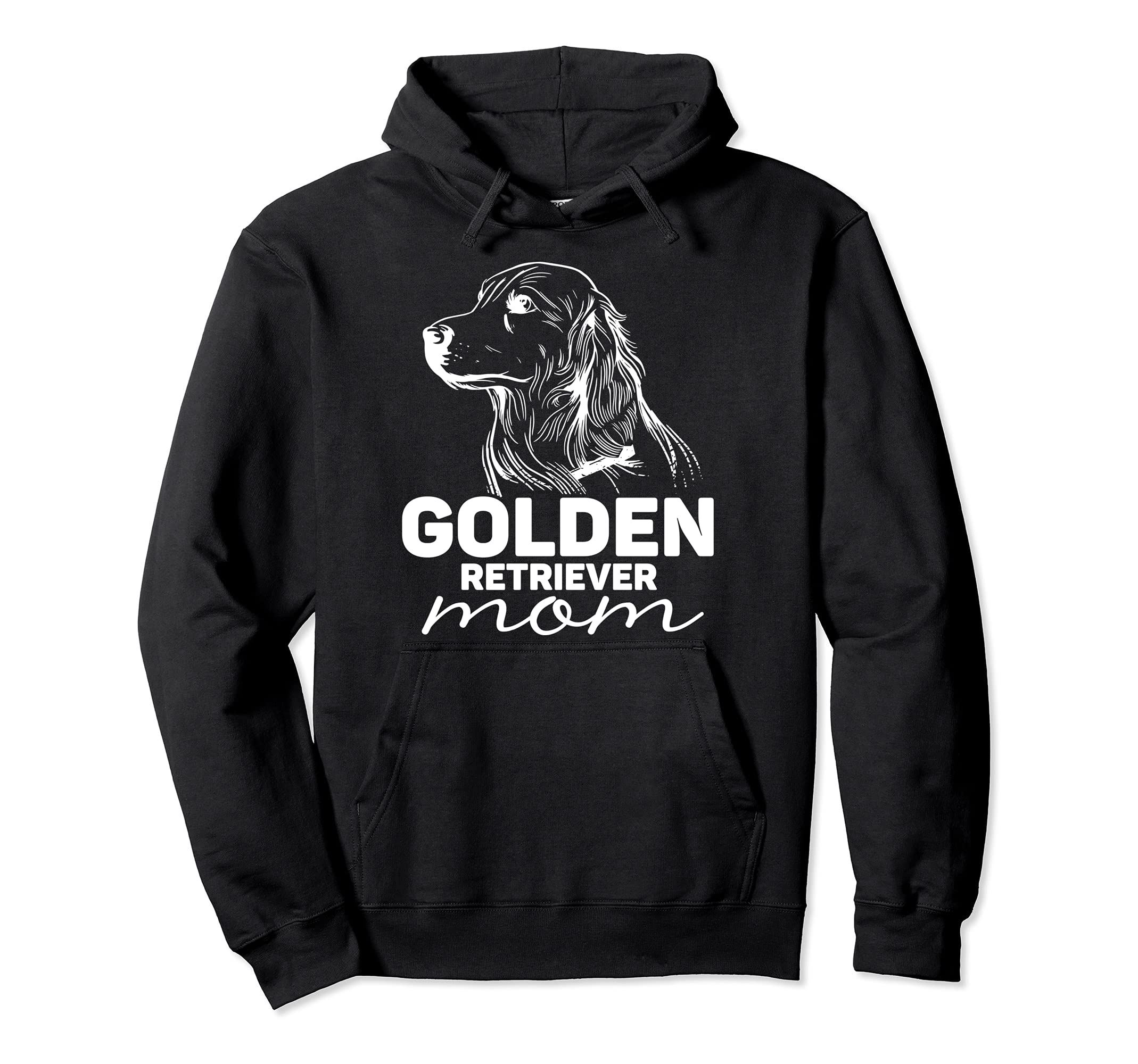 Golden Retriever Mom Mommy Hoodie - Graphic Print for Adults