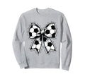 Soccer Game Day Soccer Lover Coquette Sweatshirt - Novelty Apparel Unisex