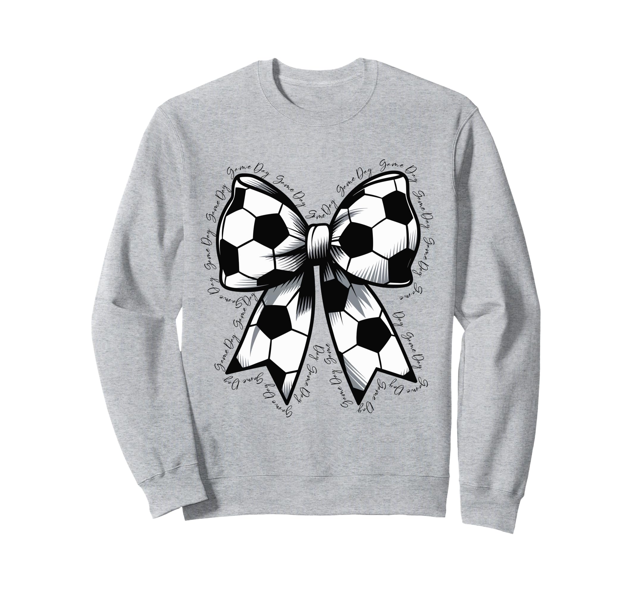 Soccer Game Day Soccer Lover Coquette Sweatshirt - Novelty Apparel Unisex