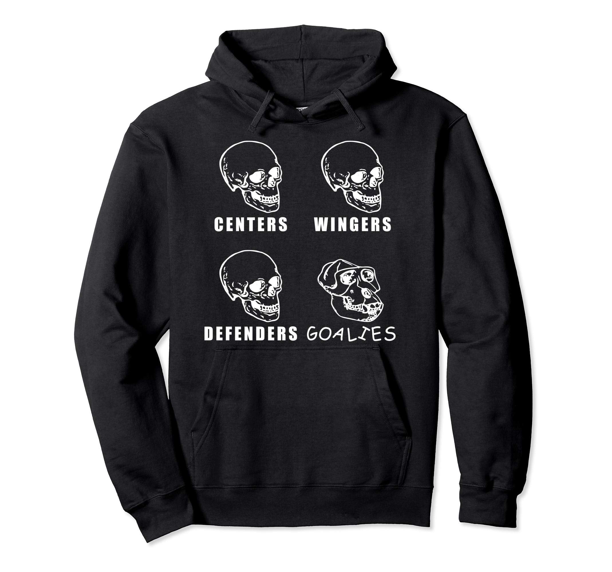 Funny Crazy Goalie Soccer Or Ice Hockey Hoodie - Trendy Graphic for Adults