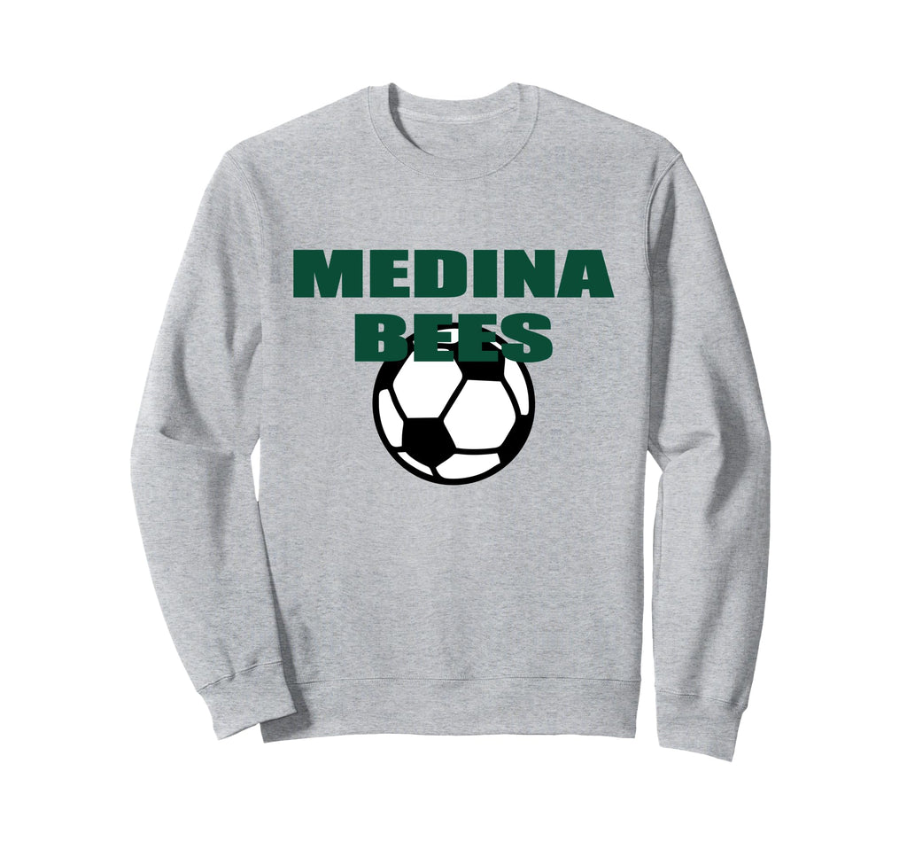 Medina Ohio Bees Soccer Spirit Sweatshirt - Streetwear Style for Adults