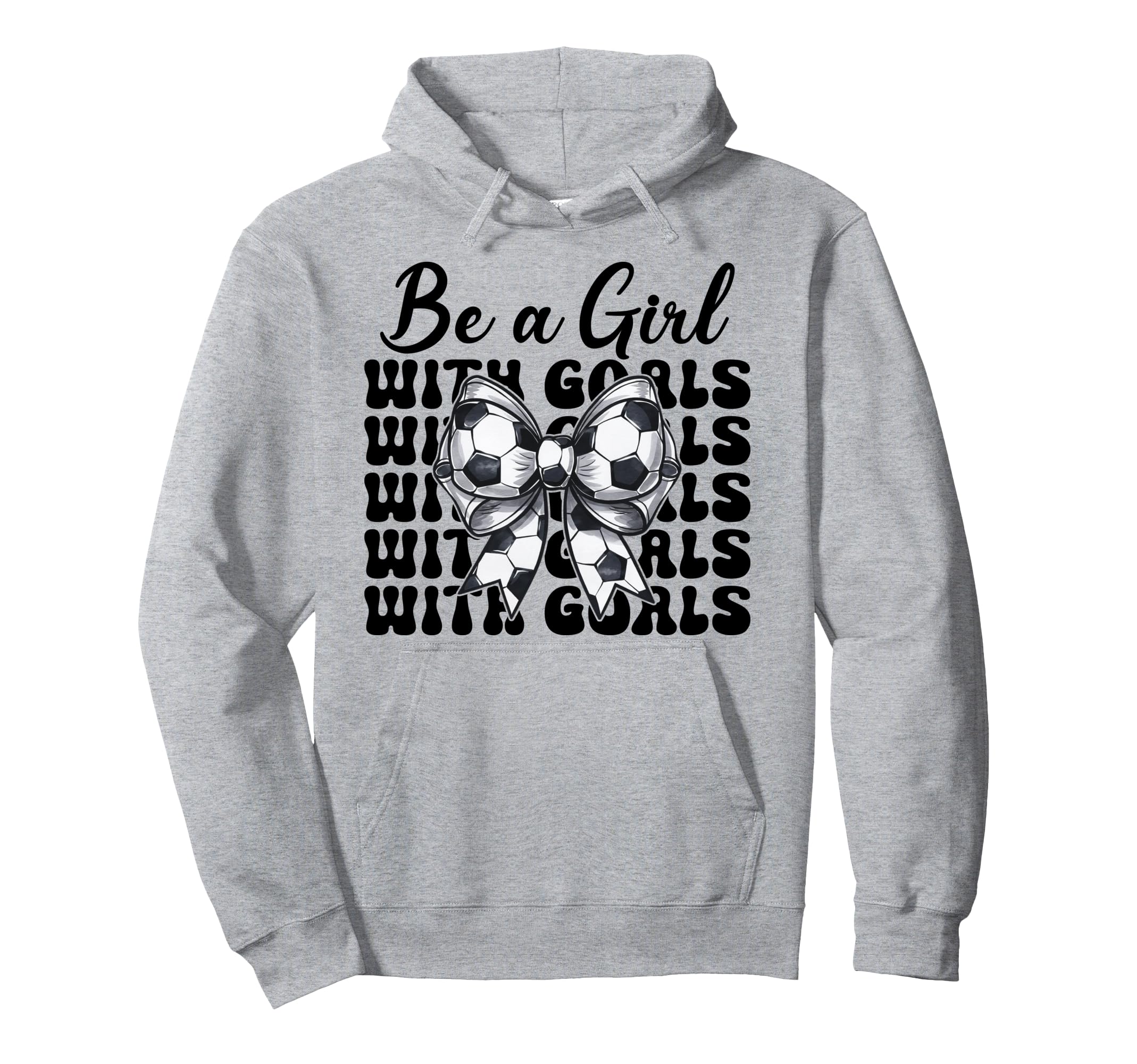Soccer Be Goals Hoodie - Minimalist Print for Adults