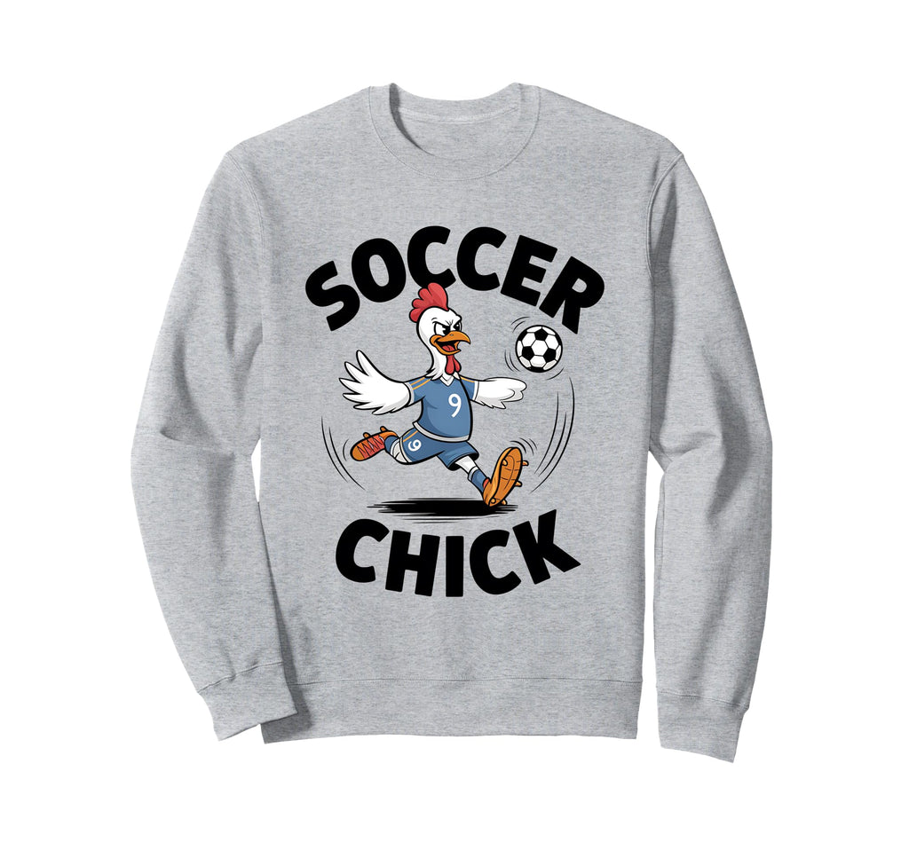 Soccer Chick Soccer Player Soccer Sweatshirt - Custom Art Print Unisex