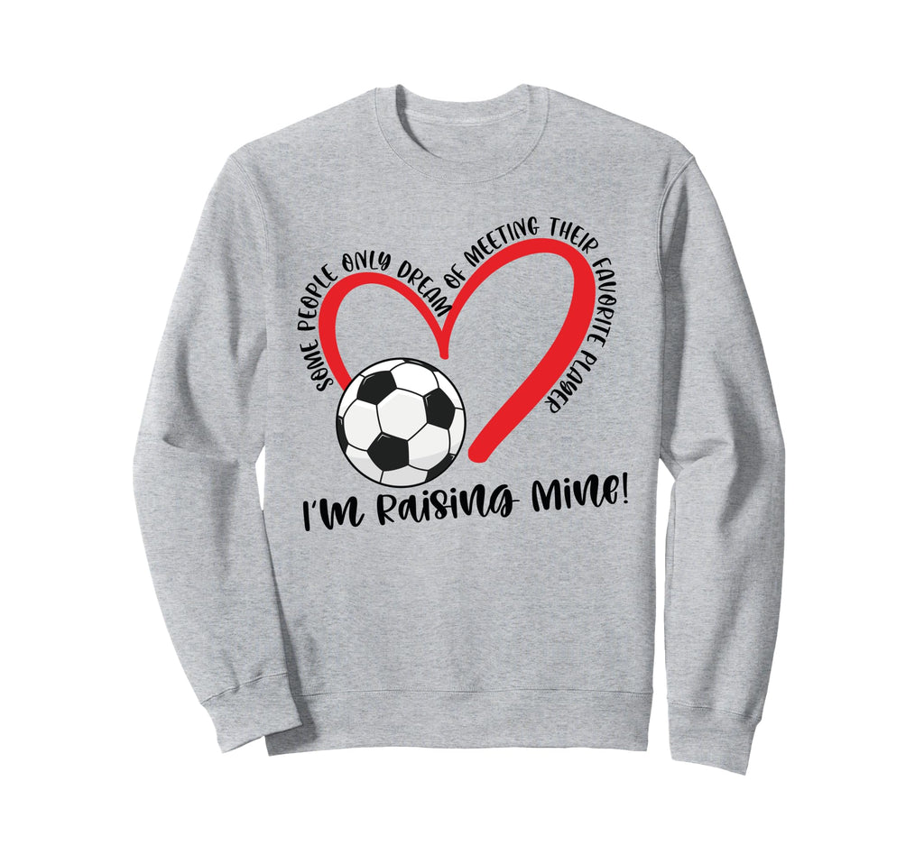 Favorite Player Soccer Mom Sweatshirt - Fun Novelty Design for Adults