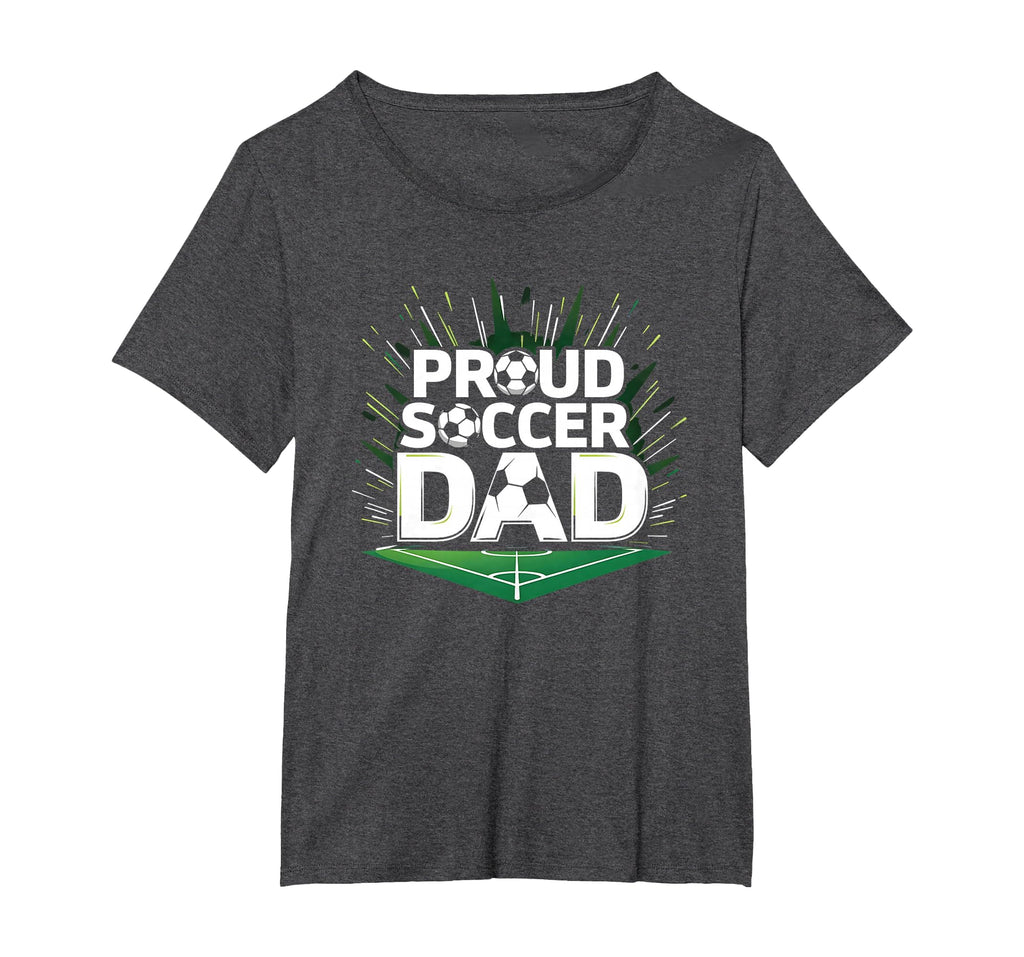 Proud Soccer Dad Cheering Sideline T-Shirt - Aesthetic Graphic for Adults