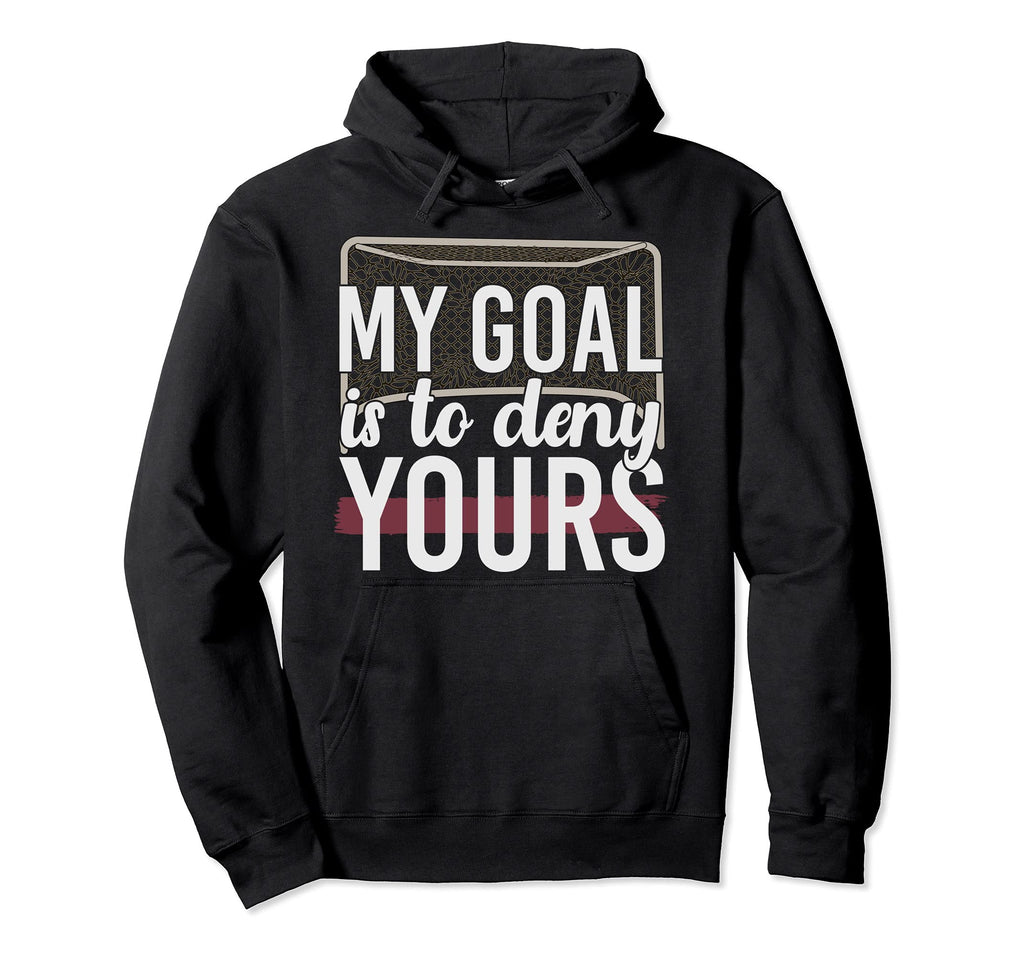 Hockey Player Goal Keeper Hockey Fan Hoodie - Aesthetic Graphic Unisex
