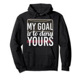 Hockey Player Goal Keeper Hockey Fan Hoodie - Aesthetic Graphic Unisex