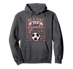 Be Goals Soccer Motivational Soccer Player Hoodie - Graphic Print Men Women