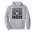Groovy Soccer Mom Mother Soccer Mom Hoodie - Unique Graphic for Adults