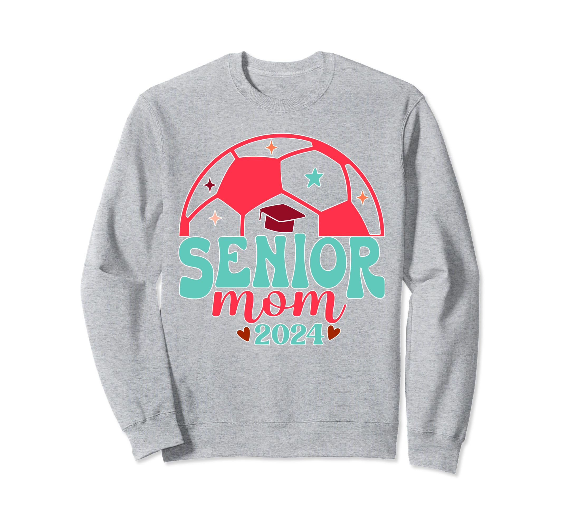 Senior Class 2024 Soccer Mom Pride Sweatshirt - Novelty Apparel Men Women