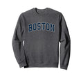 Boston Massachusetts Ma Sports Navy Sweatshirt - Unique Graphic Men Women