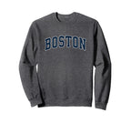 Boston Massachusetts Ma Sports Navy Sweatshirt - Unique Graphic Men Women