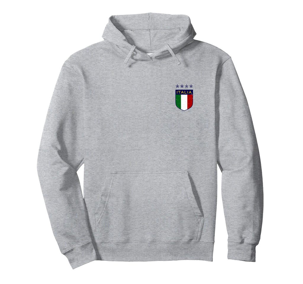 Italia Soccer Double Sided Hoodie - Streetwear Style for Adults