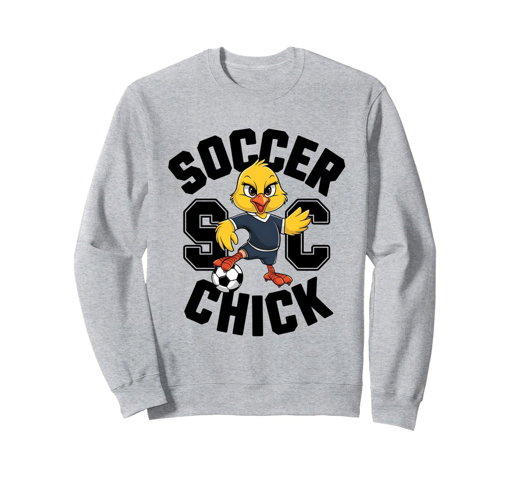 Soccer Chick Soccer Player Soccer Sweatshirt - Minimalist Print Unisex