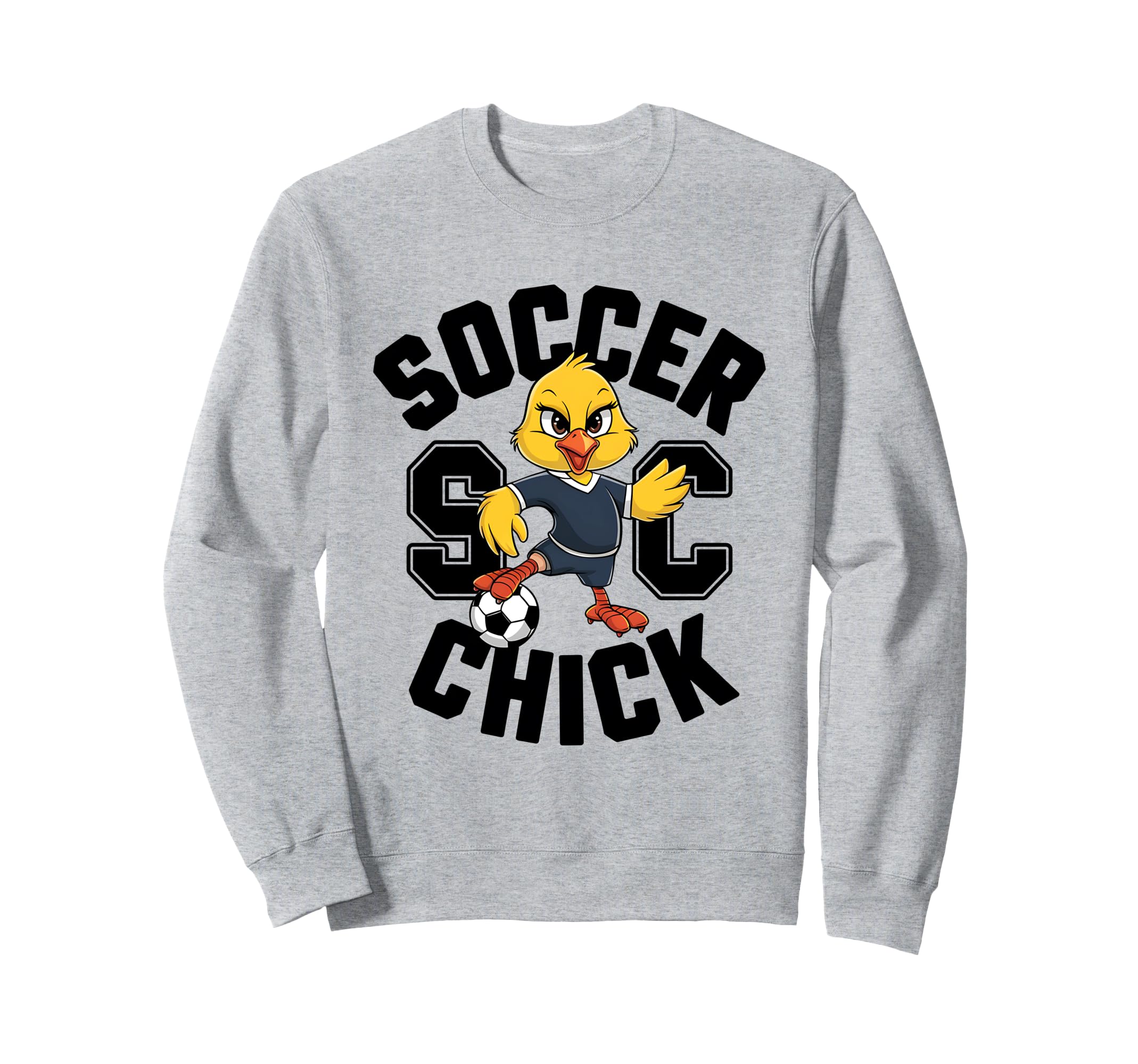 Soccer Chick Soccer Player Soccer Sweatshirt - Minimalist Print Unisex