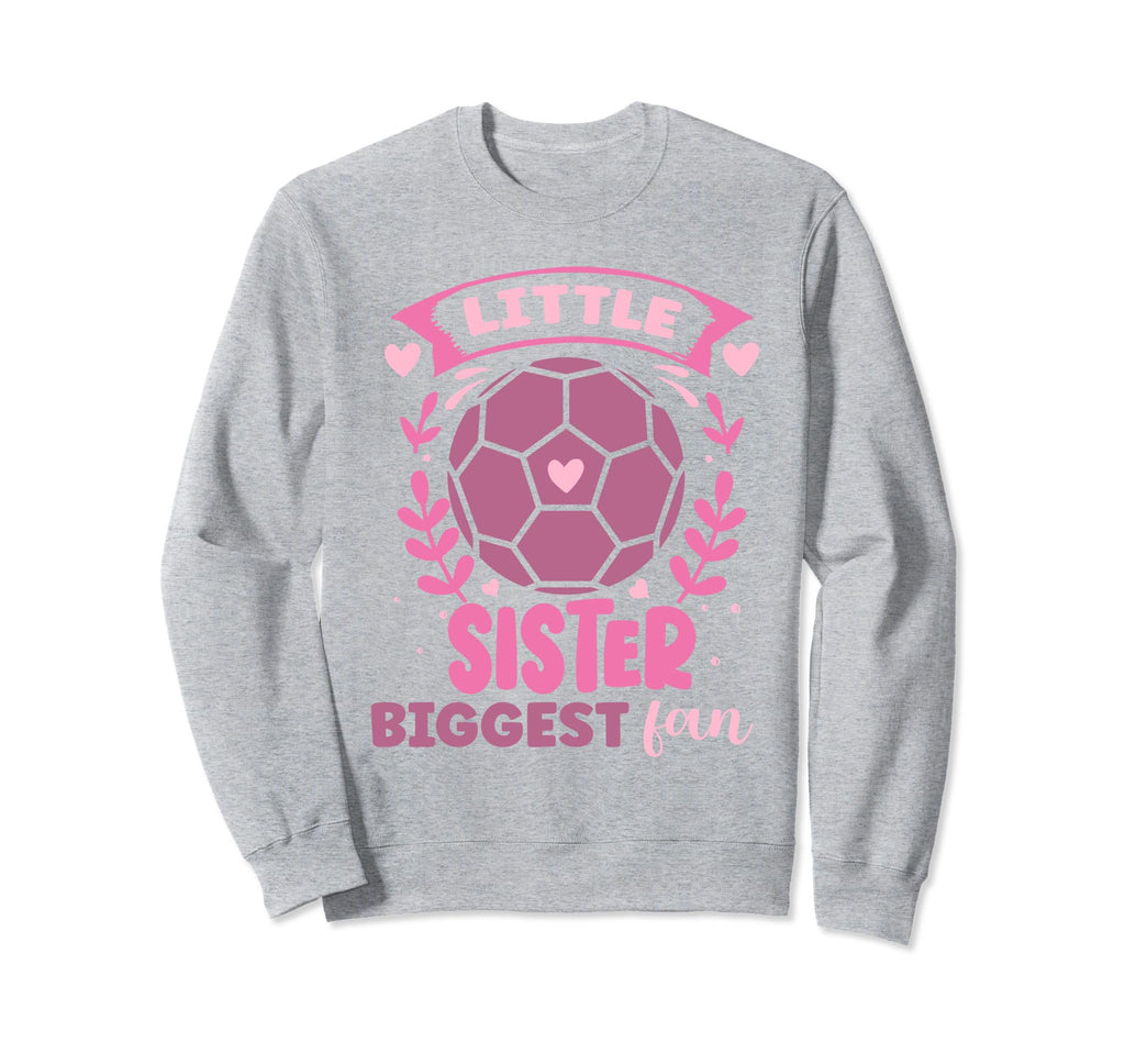 Soccer Biggest Fan Soccer Player Little Sweatshirt - Graphic Print Unisex