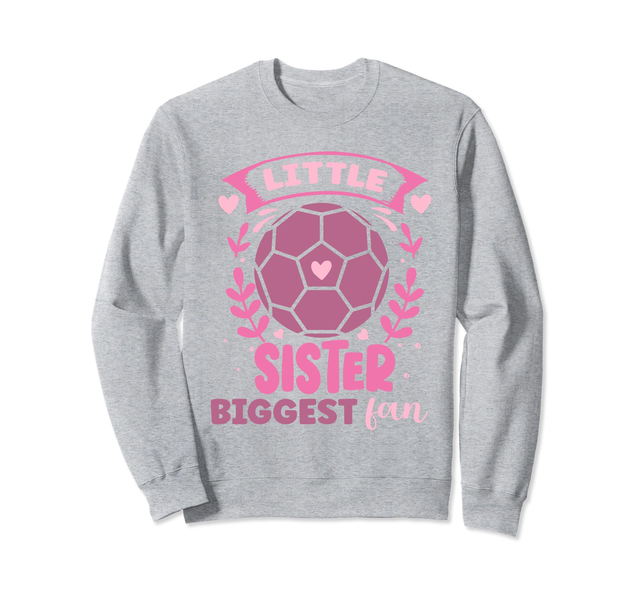 Soccer Biggest Fan Soccer Player Little Sweatshirt - Graphic Print Unisex