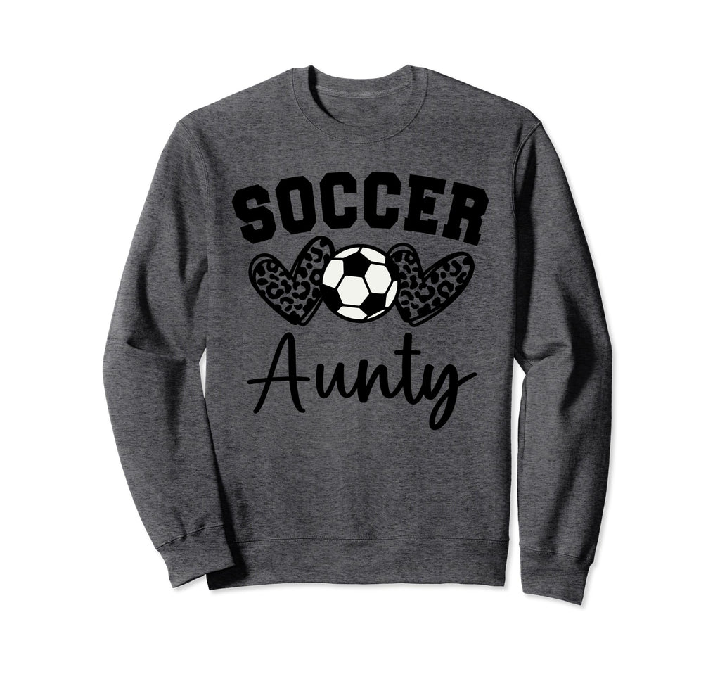 Soccer Aunty Matching Family Sweatshirt - Casual Everyday Wear Unisex