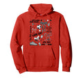 Soccer Mom Daughter Son Heart Field Hoodie - Fun Novelty Design for Adults