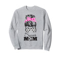 Soccer Mom Messy Bun Glasses Funny Sweatshirt - Streetwear Style Men Women