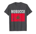 Moorish American Morocco Flag T-Shirt - Casual Everyday Wear Unisex