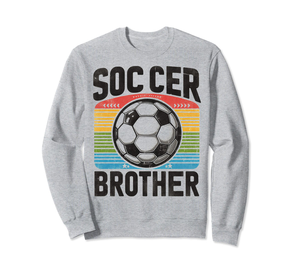 Soccer Brother Family Matching Sweatshirt - Novelty Apparel for Adults
