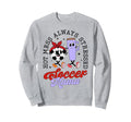 Hot Mess Always Stressed Soccer Sweatshirt - Unique Graphic for Adults