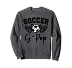 Soccer G Pop Matching Family Sweatshirt - Custom Art Print for Adults