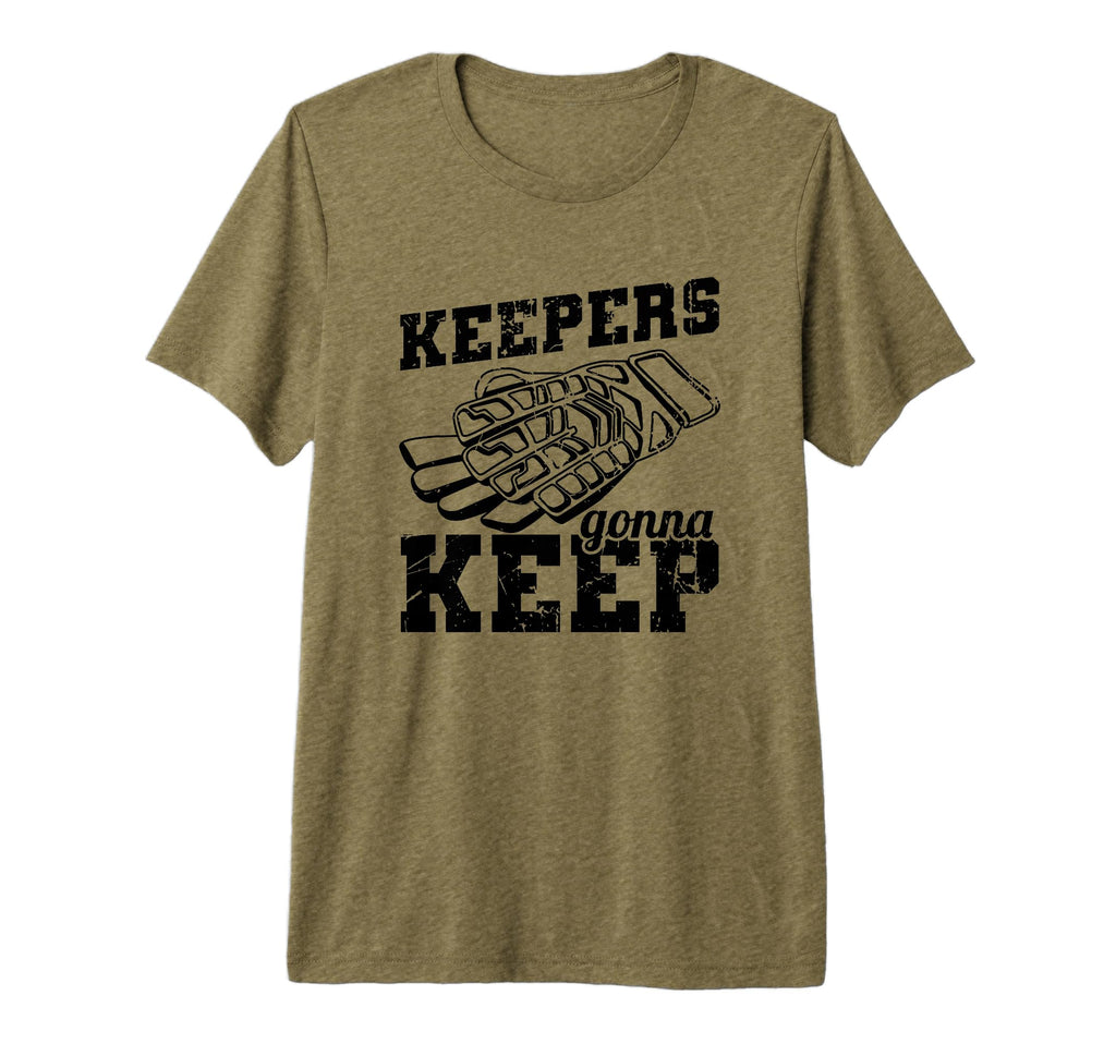 Soccer Goal Keeper Soccer Player Tri T-Shirt - Novelty Apparel Men Women