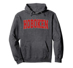 Hoboken Nj New Jersey Varsity Usa Sports Hoodie - Unique Graphic for Adults
