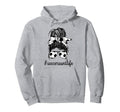 Soccer Aunt Life Messy Bun Proud Soccer Hoodie - Unique Graphic for Adults