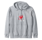 Heart Soccer Gift Hoodie - Novelty Apparel Unisex