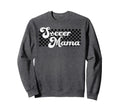 Soccer Mama Soccer Mom Checkered Sweatshirt - Aesthetic Graphic Men Women