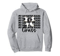 My Daughter Kicks Grass Soccer Mom Hoodie - Graphic Print Men Women