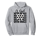 Soccer Coquette Bow Goals Hoodie - Novelty Apparel Men Women