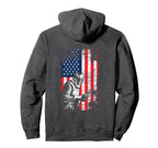 Welding American Flag Welder Hoodie - Casual Everyday Wear for Adults