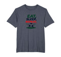 Eat Sleep Soccer Repeat Funny Sports T-Shirt - Fun Novelty Design Unisex