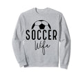 Soccer Wife Mom Player Coach Game Day Sweatshirt - Novelty Apparel Unisex