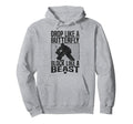 Ice Hockey Goalie Goalkeeper Drop Like Hoodie - Fun Novelty Design Unisex