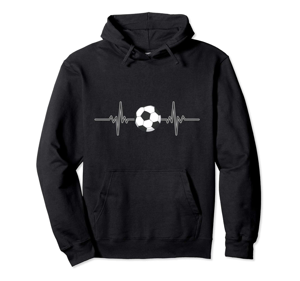Soccer Heartbeat I Soccer Ball I Hoodie - Aesthetic Graphic Unisex