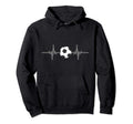Soccer Heartbeat I Soccer Ball I Hoodie - Aesthetic Graphic Unisex