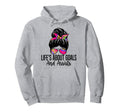 Lifes About Goals And Assists Funny Hoodie - Fun Novelty Design Men Women