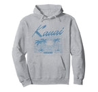 Kauai Hawaii Distressed Beach Hoodie - Novelty Apparel Unisex