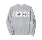 Soccer Mama Trendy Womens Mom Sweatshirt - Novelty Apparel Men Women