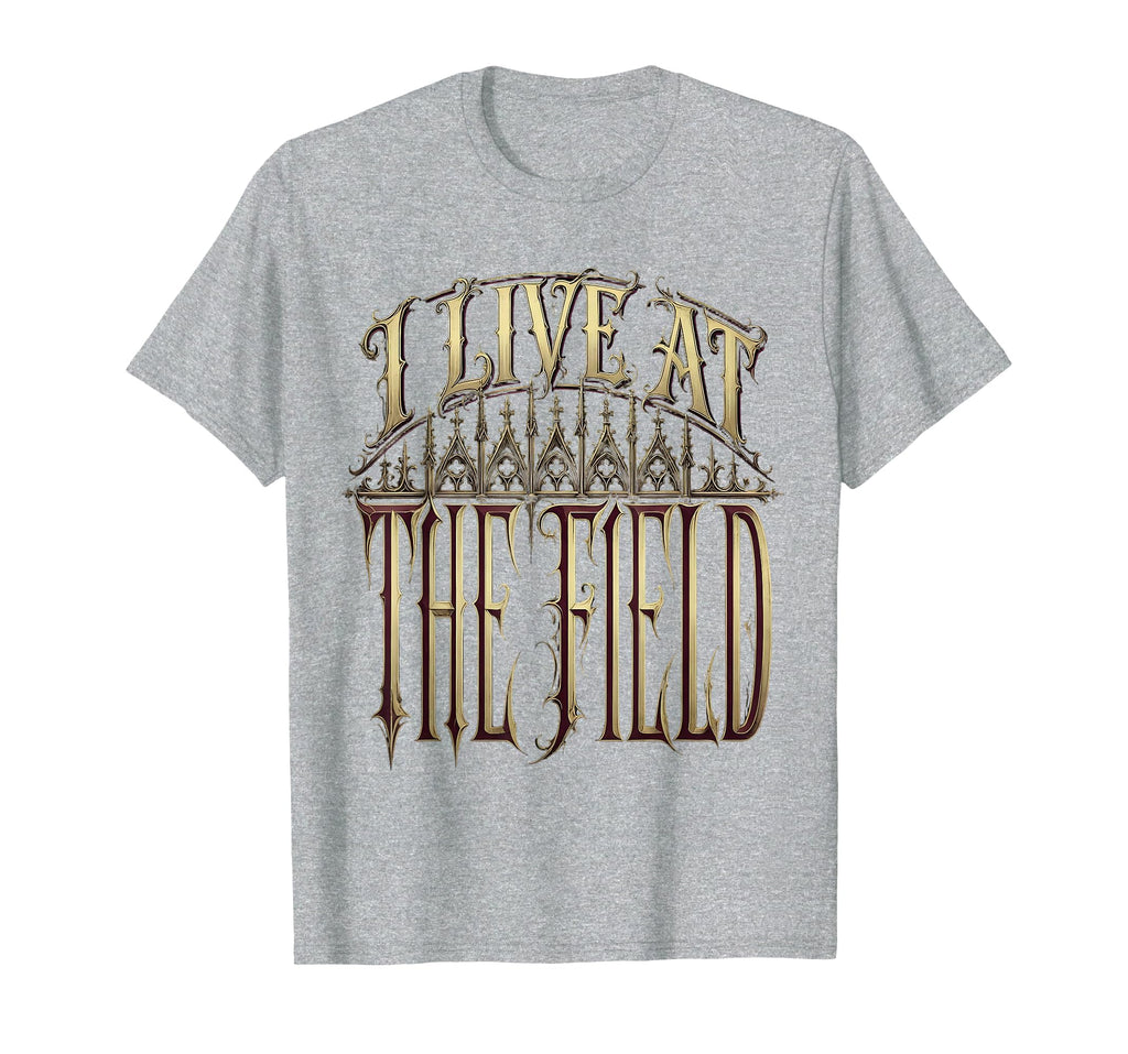 I Live Field Soccer Mom T-Shirt - Trendy Graphic for Adults