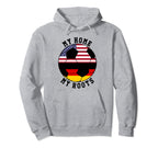 My Home My Roots Germany Flag Soccer Hoodie - Custom Art Print Unisex